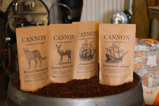 Our classic 4 coffee taster pack line up